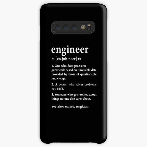 Engineer Definition Funny Computer Mechanical Engineering Gift Samsung Galaxy Snap Case