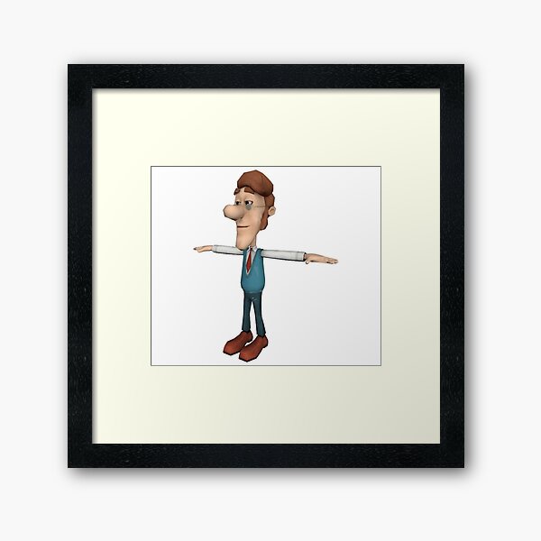 T Pose Poster for Sale by WalrusClothesCo
