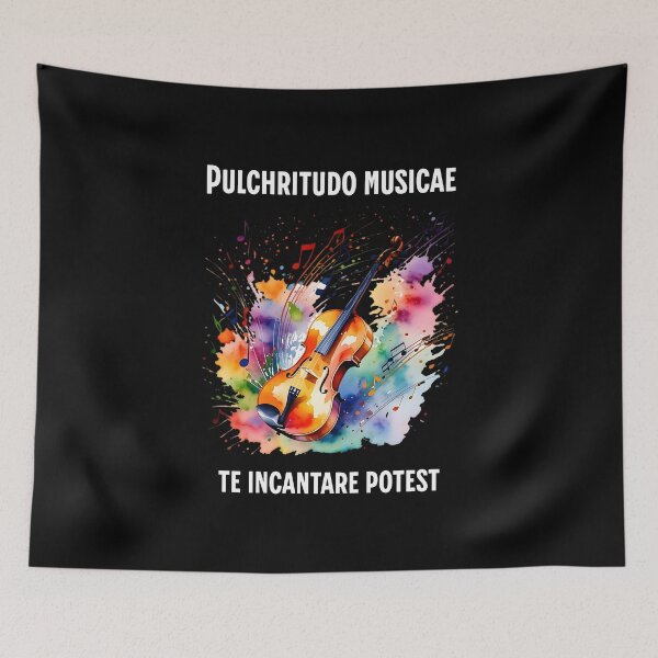 Item preview, Pulchritudo musicae te incantrare potest - wise saying in Latin designed and sold by Pflugart.