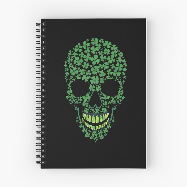Item preview, Shamrock Skull St. Patrick’s Day Gothic Irish Luck designed and sold by svarupa.