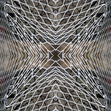 Artwork thumbnail, Vineyard Posts with Nets by Adelaide Artist Avril Thomas at Magpie Springs by MagpieSprings