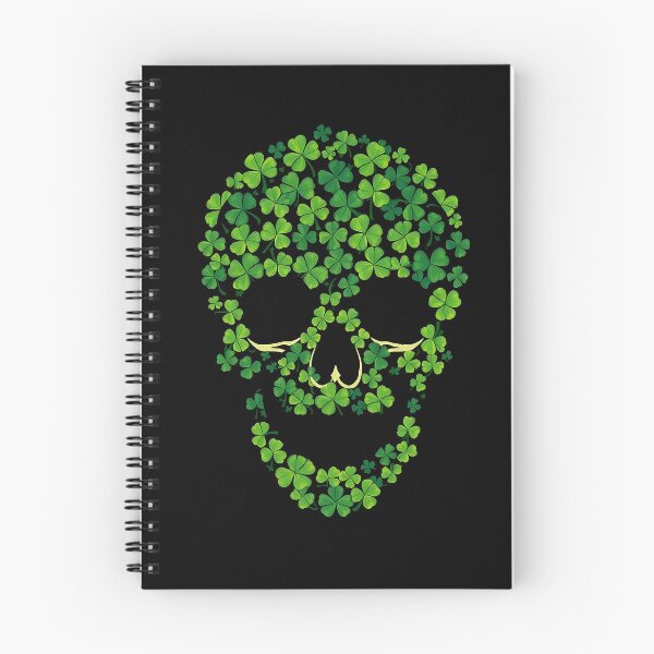 Item preview, Shamrock Skull St. Patrick’s Day Gothic Irish Luck designed and sold by svarupa.