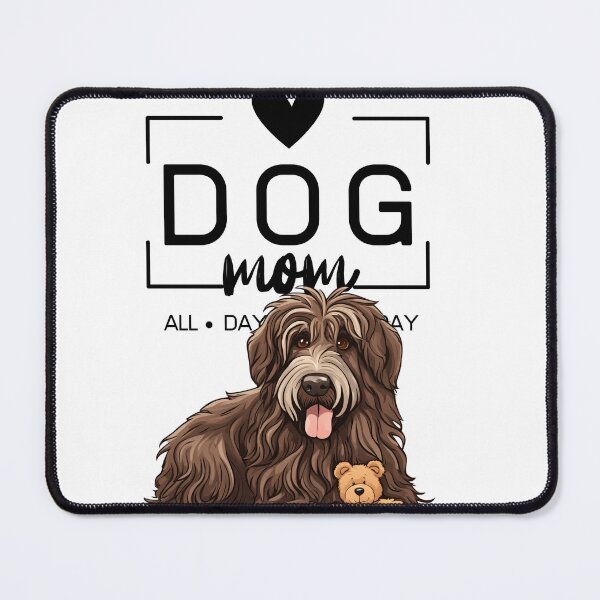 Item preview, Adorable Bergamasco Shepherd with a Plush Teddy Bear – Cartoon Illustration designed and sold by GoodyPaws.