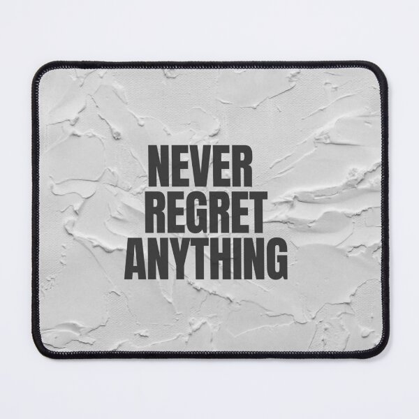 Item preview, Never regret - motivation designed and sold by Naquo.