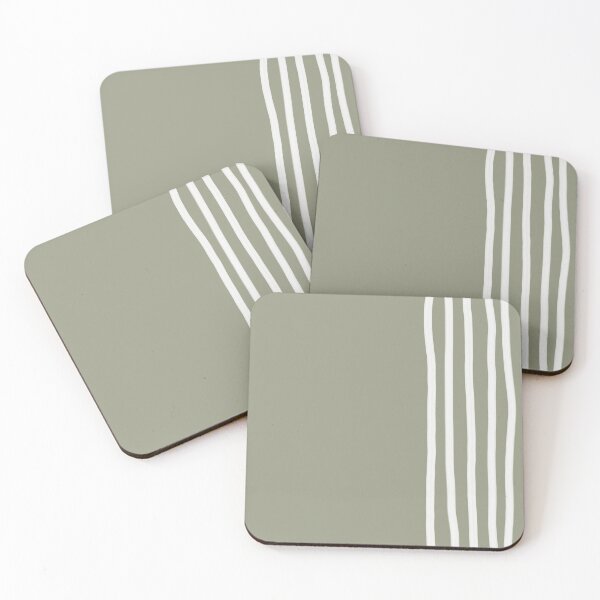 Item preview, Abstract Linear Composition in Laurel Green designed and sold by Pattern&Pixel.