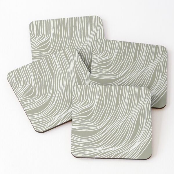 Item preview, Abstract Linear Composition in Laurel Green designed and sold by Pattern&Pixel.