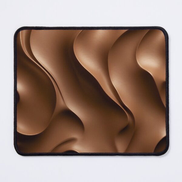 Item preview, Mocha Mousse abstract depiction of creamy chocolate waves designed and sold by Benitty.