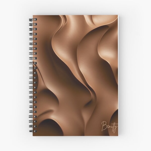 Item preview, Mocha Mousse abstract depiction of creamy chocolate waves designed and sold by Benitty.