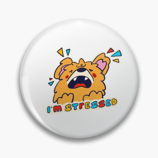 Item preview, I'M STRESSED - DOGGY designed and sold by Alicia.Makes.Art.