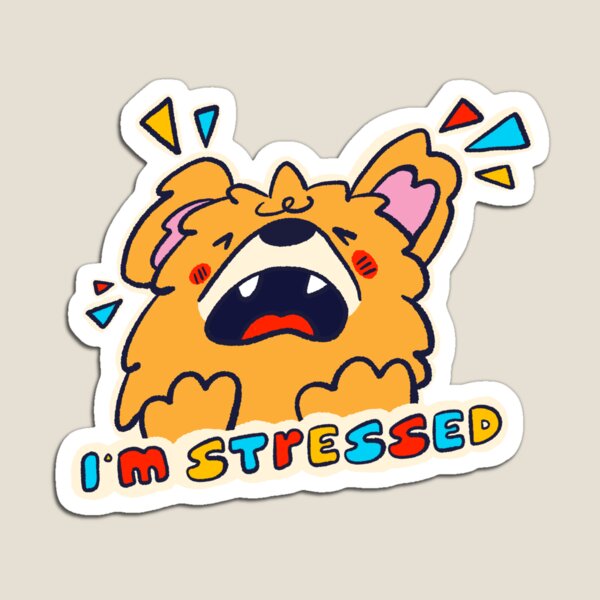 Item preview, I'M STRESSED - DOGGY designed and sold by Alicia.Makes.Art.