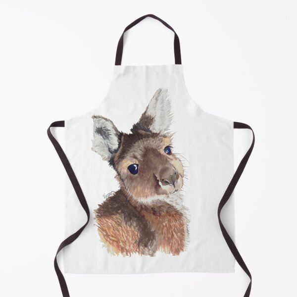 Item preview, sweet Australian grey kangaroo designed and sold by SerenArtinOz.