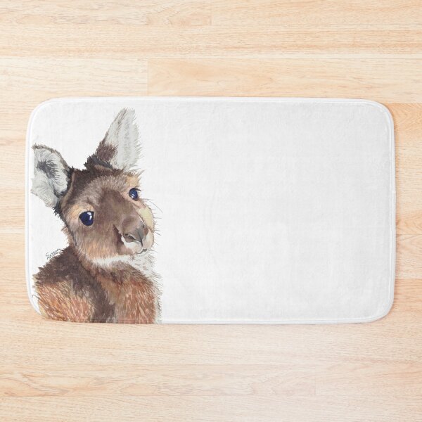 Item preview, sweet Australian grey kangaroo designed and sold by SerenArtinOz.