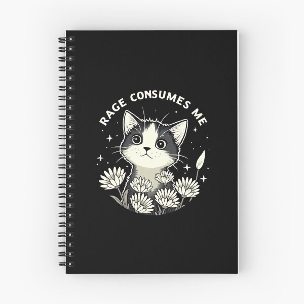 Item preview, Cute Cat Rage Consumes Me Funny Sarcastic Kitten Flower designed and sold by KAYDEE01212 ✨.