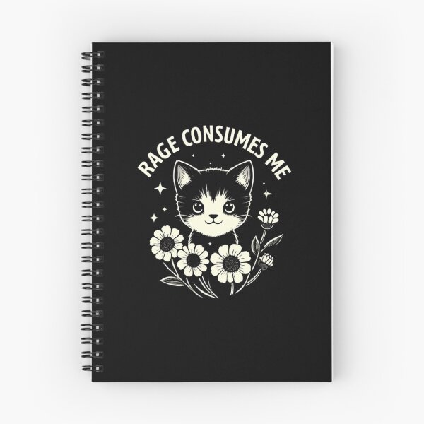 Item preview, Cute Cat Rage Consumes Me Funny Sarcastic Kitten Flower designed and sold by KAYDEE01212 ✨.