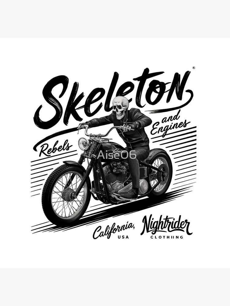 Thumbnail 4 of 4, Clock, Skeleton Rider designed and sold by Aise06.