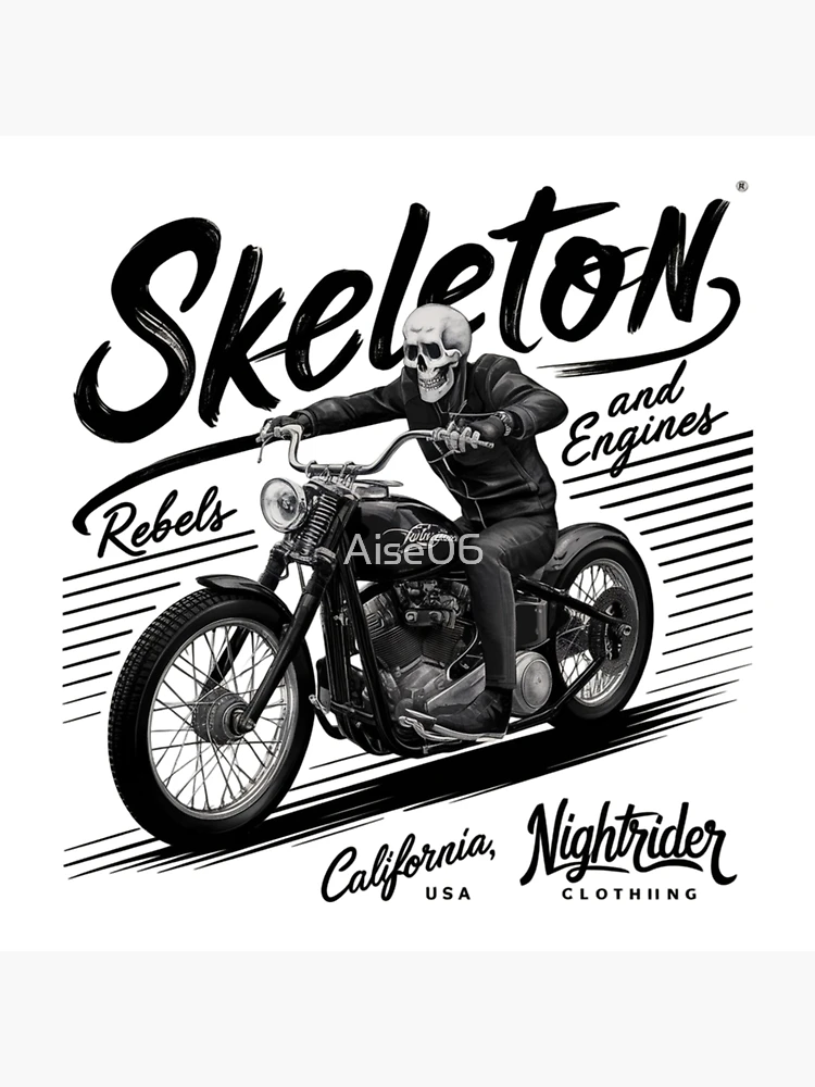 Thumbnail 3 of 3, Poster, Skeleton Rider designed and sold by Aise06.