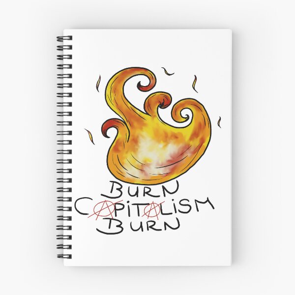 Item preview,  burn capitalism burn anarchist designed and sold by Kalhanne.