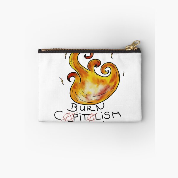 Item preview,  burn capitalism burn anarchist designed and sold by Kalhanne.