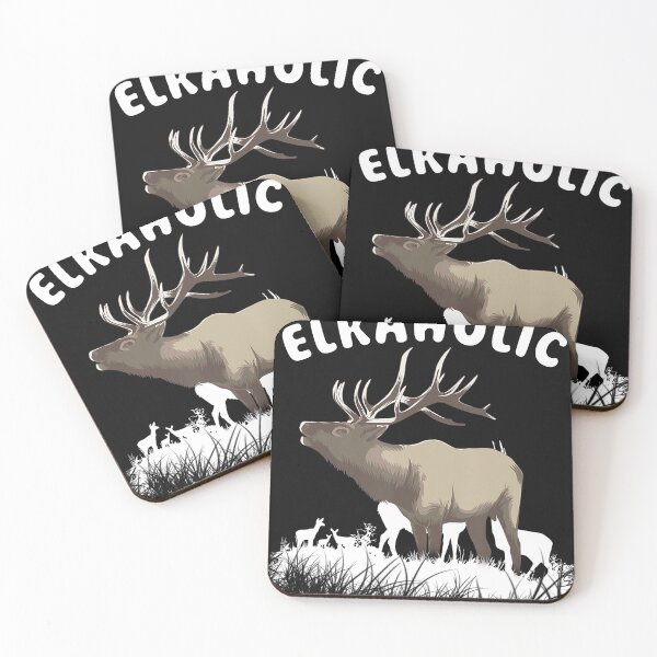 Item preview, Elkaholic Shirt Elk Hunting Lovers T-shirt Funny Gift designed and sold by StreetArtPro.