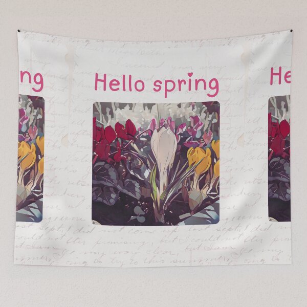 Item preview, Yellow crocuses  photography designed and sold by Coolparrotgirl.