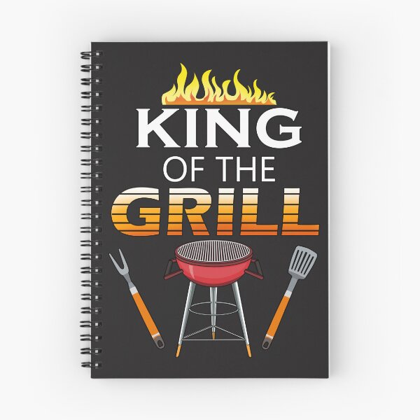 Item preview, King of the Grill Funny Dad on Barbecue Grill Design designed and sold by Jaudaux Designs.