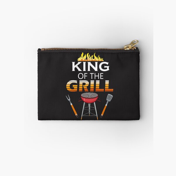 Item preview, King of the Grill Funny Dad on Barbecue Grill Design designed and sold by Jaudaux Designs.