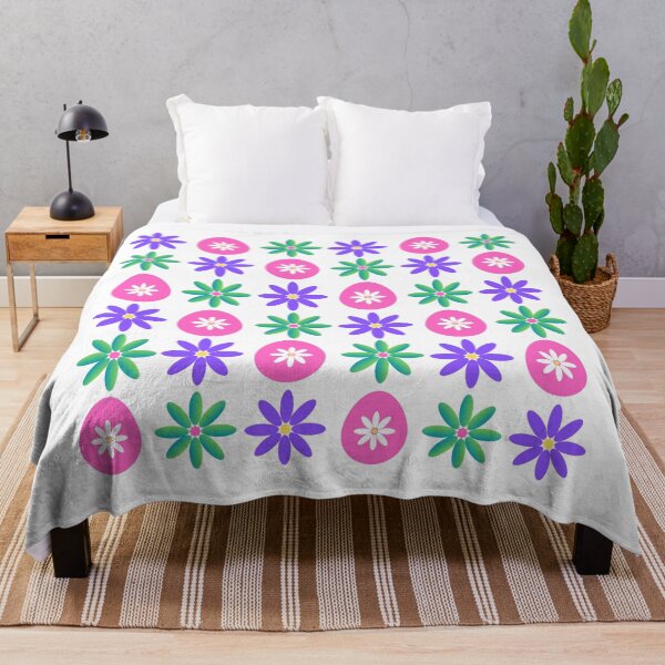 Item preview, Blooming flower pattern with eggs, welcoming spring designed and sold by Jjc59.