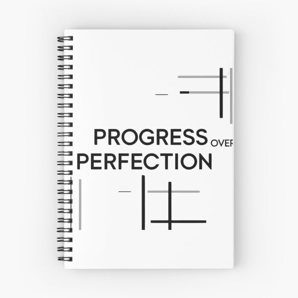 Item preview, Progress Over Perfection designed and sold by StormArte.