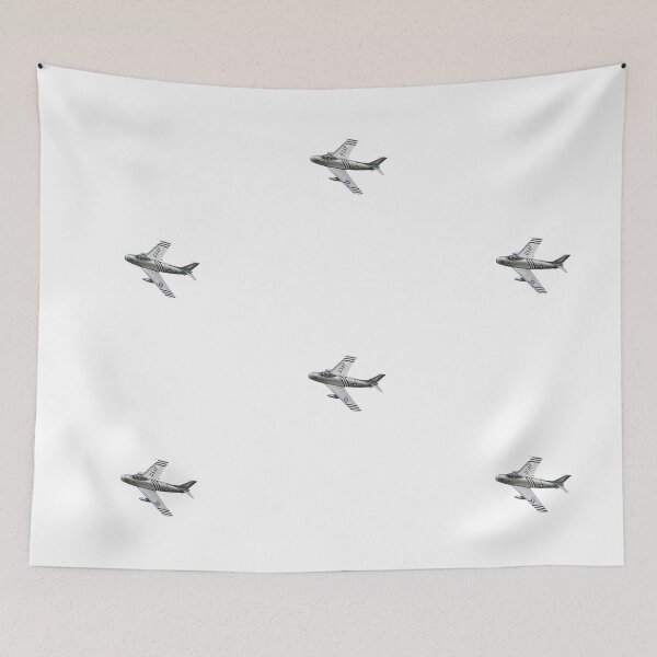 Item preview, F-86 Sabre Classic Fighter Jet - Vintage Military Aviation Art - Air Force History Gift designed and sold by Jetfighter1.