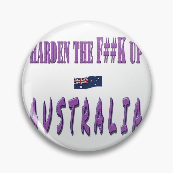 Item preview, Harden the F##k up Australia designed and sold by Huskyyy Designs.