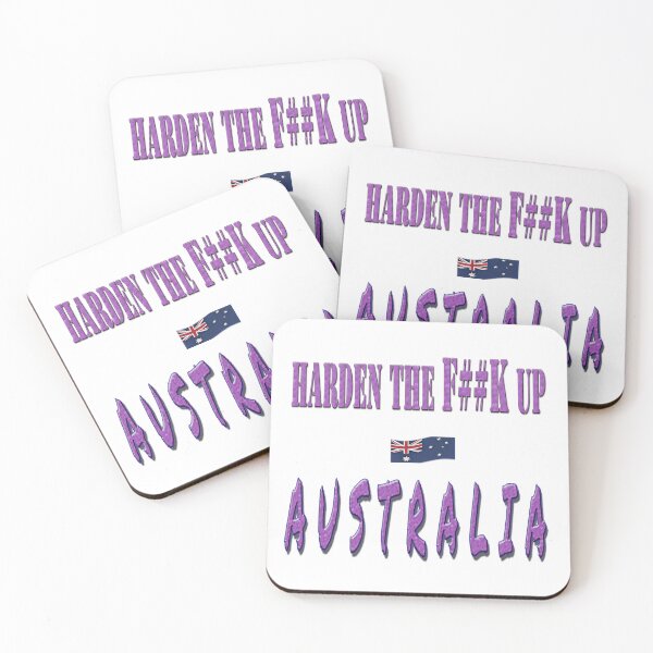 Item preview, Harden the F##k up Australia designed and sold by Huskyyy Designs.