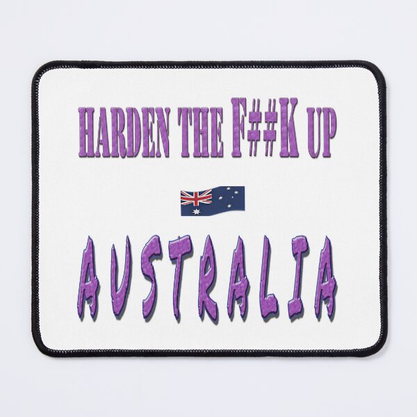 Item preview, Harden the F##k up Australia designed and sold by Huskyyy Designs.