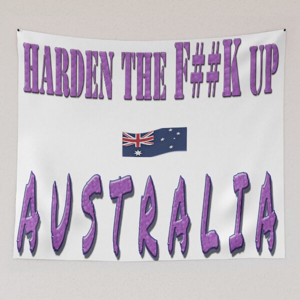 Item preview, Harden the F##k up Australia designed and sold by Huskyyy Designs.