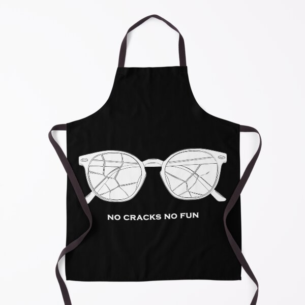 Item preview, No Cracks No Fun – Edgy Aesthetic Broken Glasses Design designed and sold by Follow-Stop.