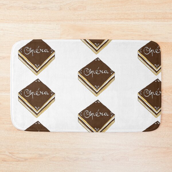 Item preview, Opera Cake - Classic Pastry illustration designed and sold by CecileLenam.