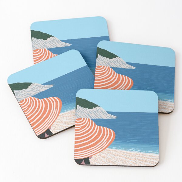 Item preview, Beachside Daydream – Modern Coastal Illustration designed and sold by ArtSE46.