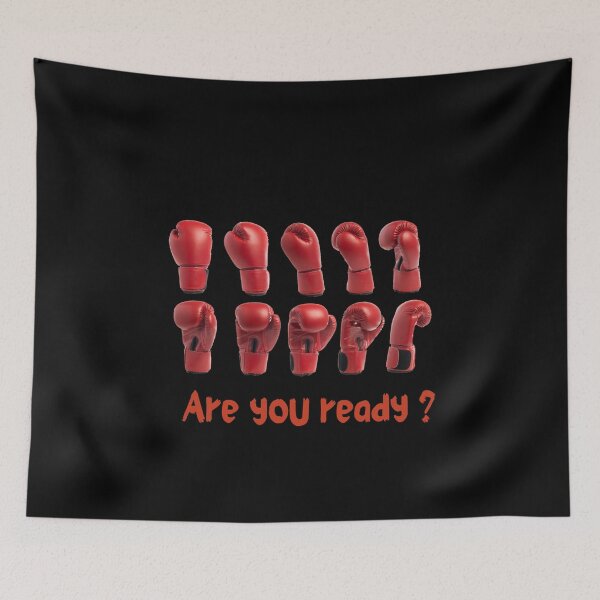 Item preview, "Are You Ready?" Bold Motivational & Challenge-Inspired Design designed and sold by Colorful-Garden.