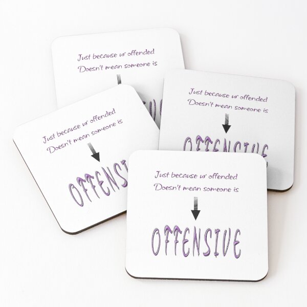 Item preview, Just because ur offended doesn't make me offensive designed and sold by Huskyyy Designs.