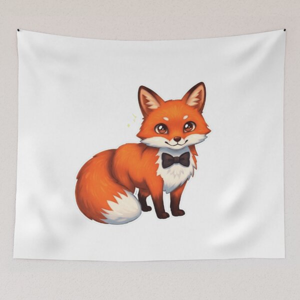 Item preview, "Vibrant Fox Charm – A Playful and Eye-Catching Design! ?✨ designed and sold by SSulatul101.