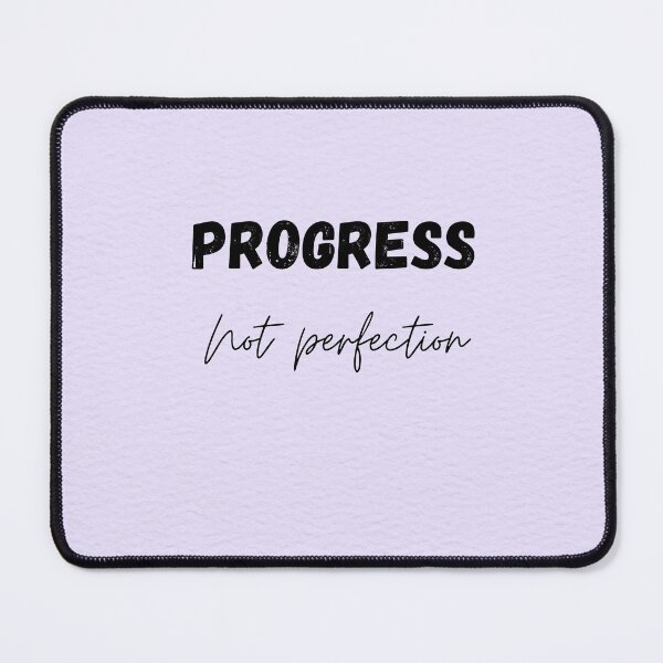 Item preview, Progress not perfection - motivational quote designed and sold by Naquo.