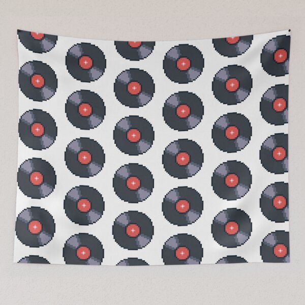 Item preview, Retro Vinyl Record in Pixel Art designed and sold by K1llexx.