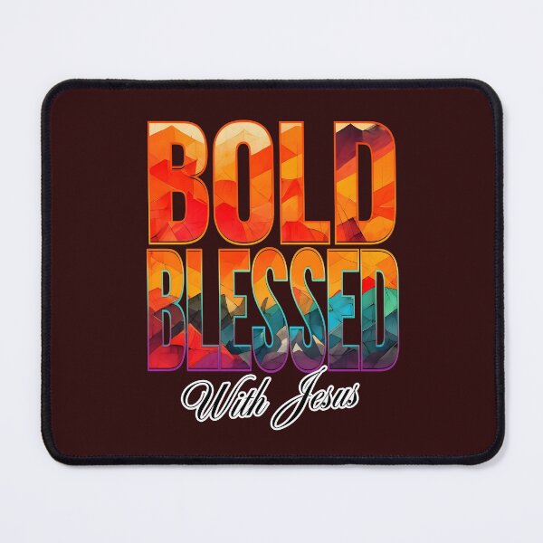 Item preview, Bold Blessed with Jesus Christian Faith Design designed and sold by PolynesianGrace.