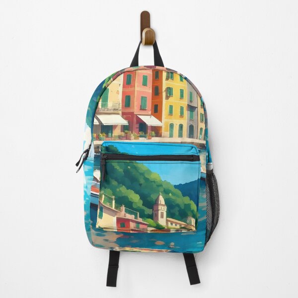 Item preview, Camogli Harbour: Colorful Reflections of Ligurian Charm designed and sold by LSVart.
