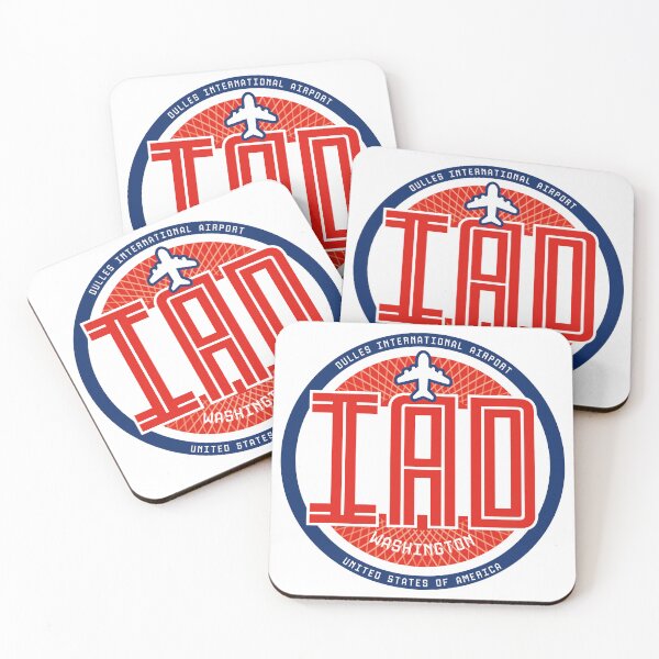 Item preview, Airport Badge Sticker IAD Washington designed and sold by avionuts.