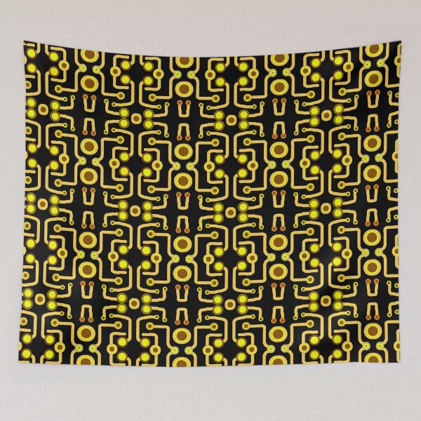 Item preview, Cybernetic Circuitry – Retro Tech Fusion designed and sold by ironpalette.