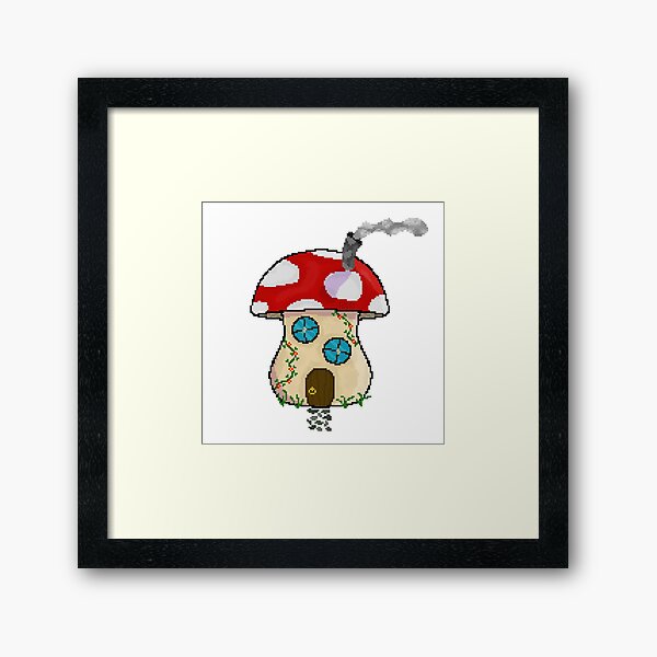 Item preview, Mushroom hut with marble path designed and sold by flylife-design.