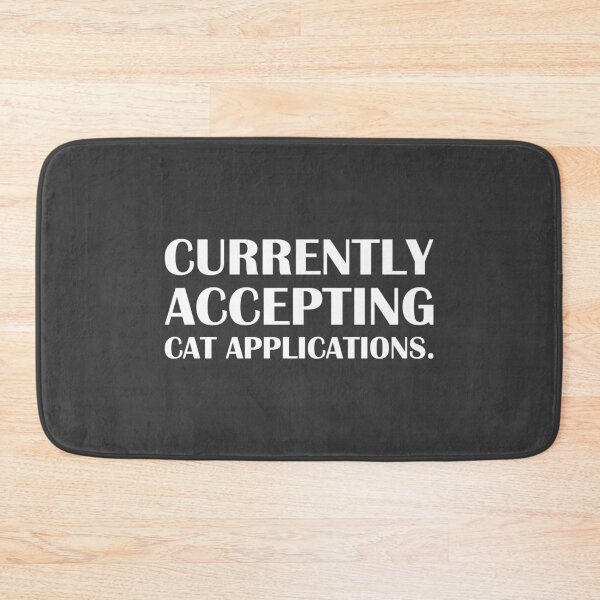 Item preview, Currently Accepting Cat Applications. / Introvert Joke Funny T-Shirt Label designed and sold by introvertvibes.