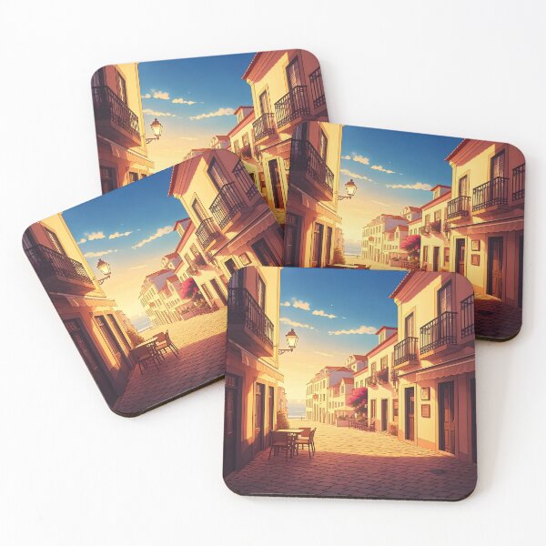 Item preview, Cascais, Portugal: Cobblestone Charm & Bougainvillaea Bliss designed and sold by LSVart.