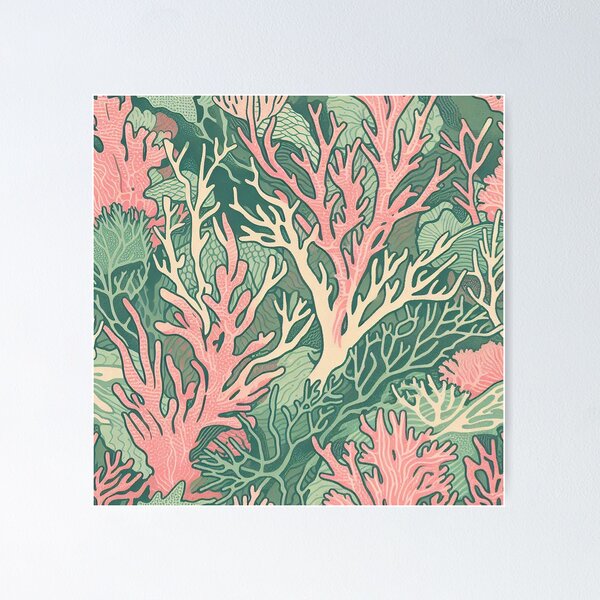 Item preview, Vintage Coral Forest designed and sold by zzz888.