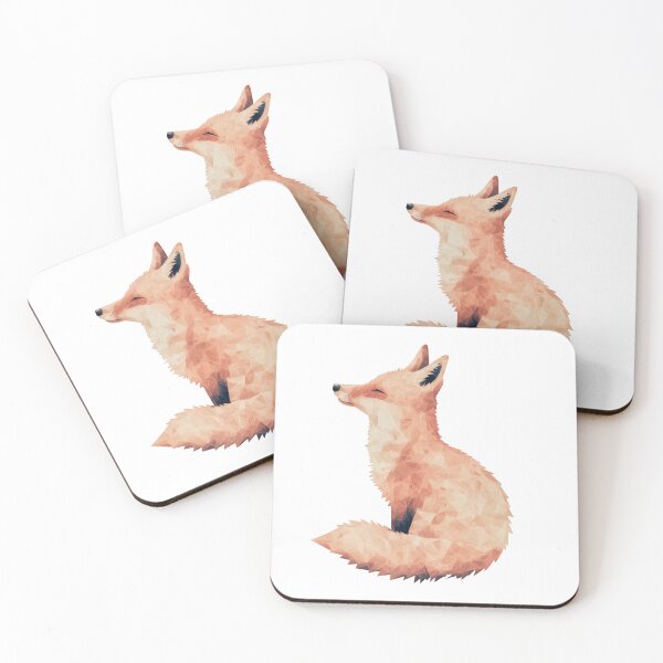 Item preview, Geometric Fox |  Modern Minimalist Polygonal Design designed and sold by BlissxPals.